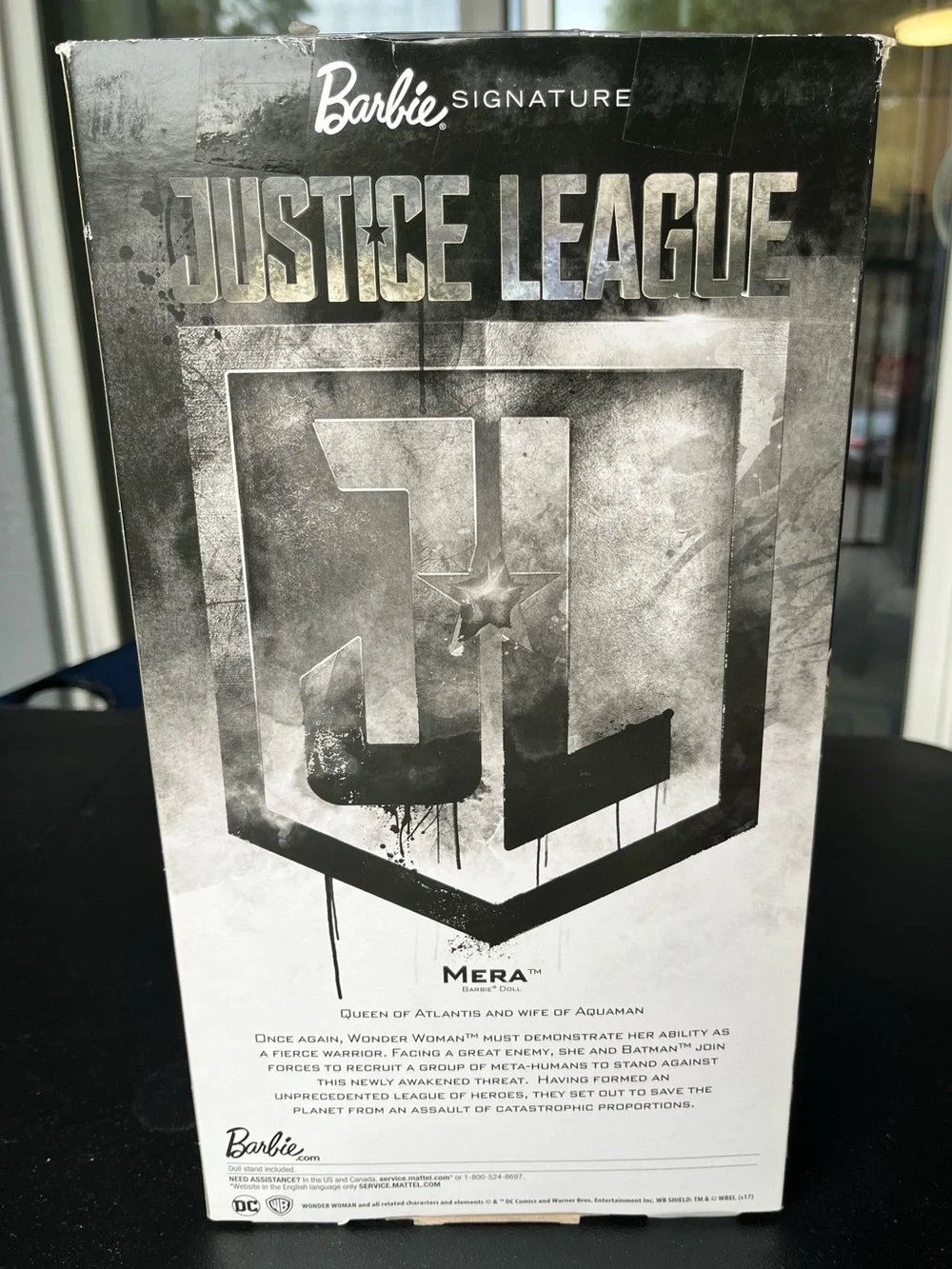 Barbie Signature DC Justice League Mera Aquaman in box